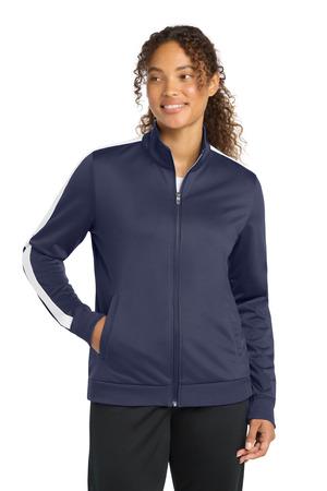 Ladies Tricot Track Jacket.