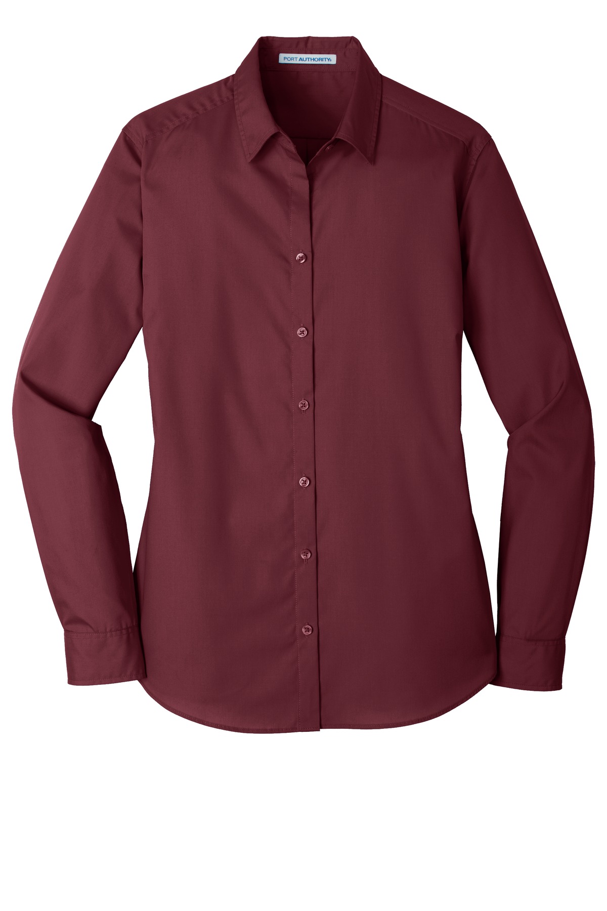 Port Authority Ladies Long Sleeve Carefree Poplin Shirt