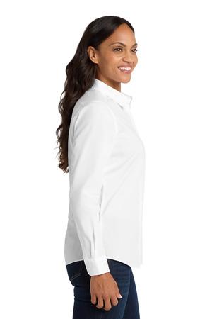 Port Authority Ladies Long Sleeve Carefree Poplin Shirt