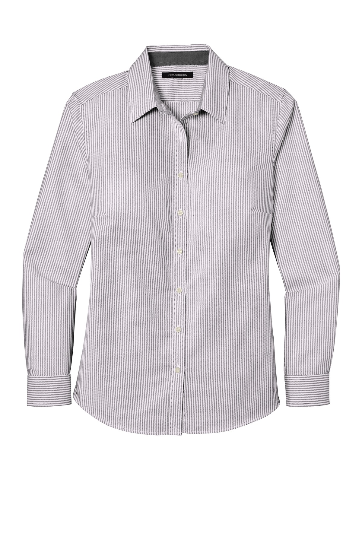 Ladies SuperPro Oxford Stripe Shirt.