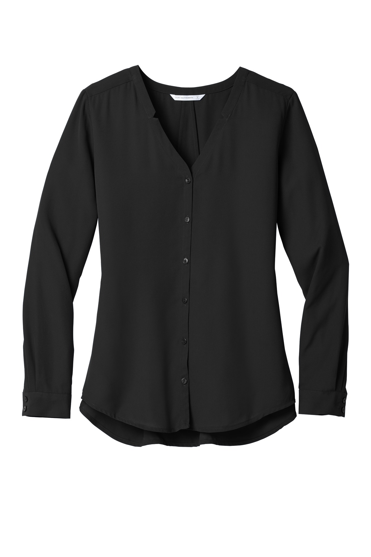 Port Authority Ladies Long Sleeve Button-Front Blouse