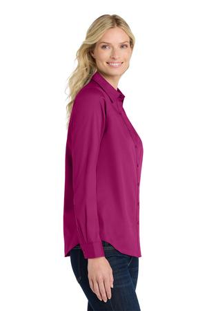Ladies Long Sleeve SuperPro ReactTwill Shirt.