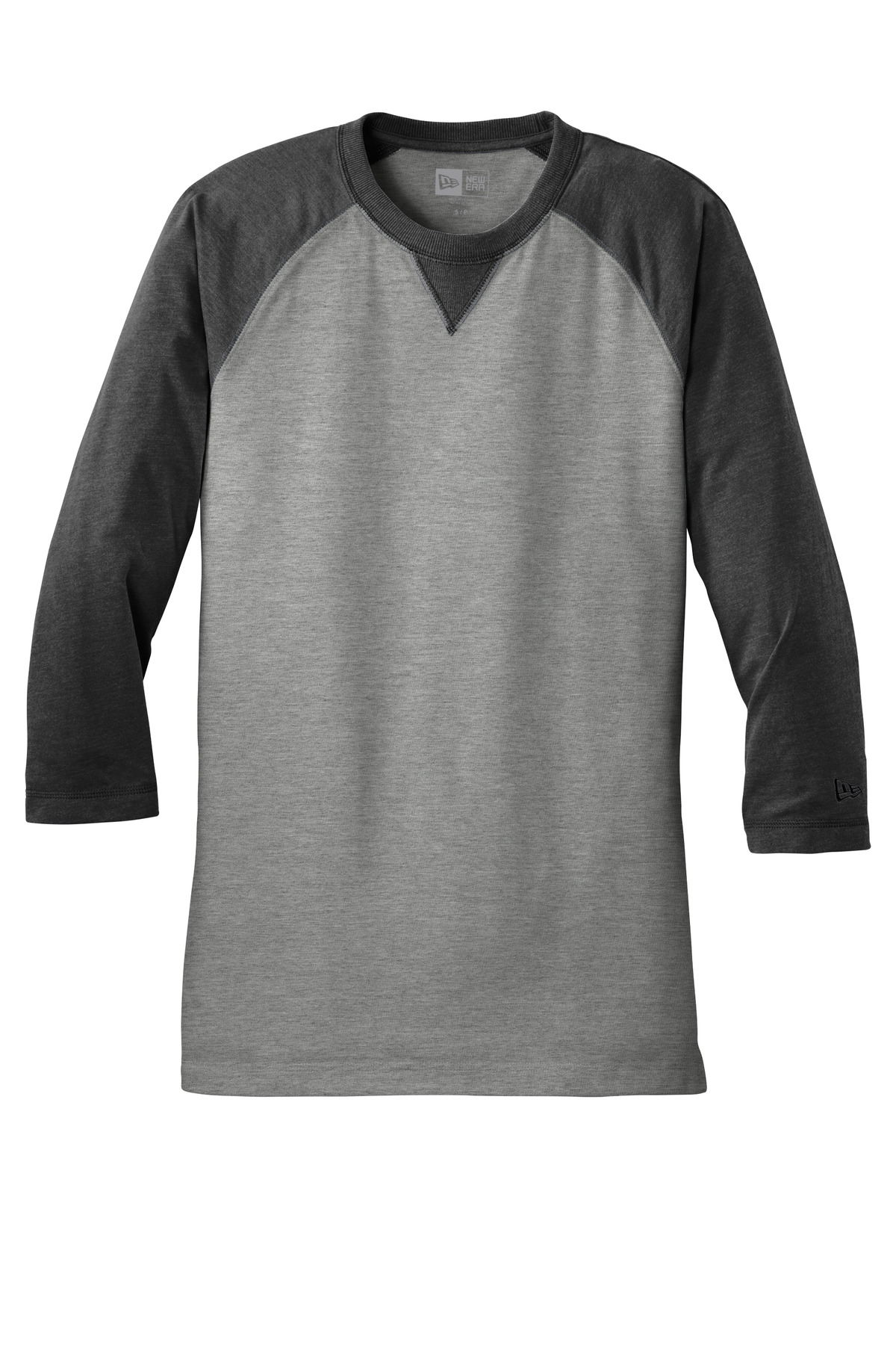New Era Sueded Cotton Blend 3/4-Sleeve Baseball Raglan Tee
