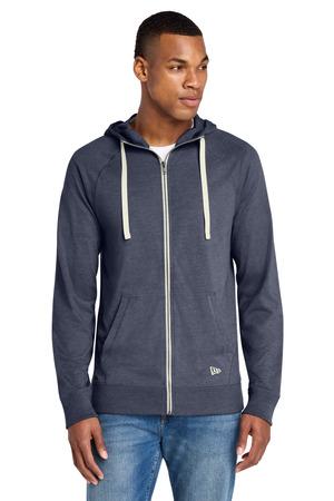 New Era Sueded Cotton Blend Full-Zip Hoodie