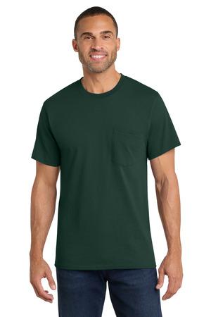 Port & Company Core Cotton Pocket Tee