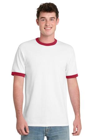 Port & Company Core Cotton Ringer Tee