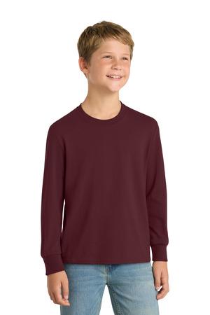 Port & Company Youth Long Sleeve Core Cotton Tee