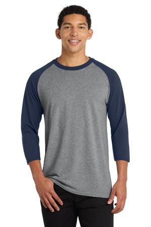 Port & Company Core Blend 3/4-Sleeve Raglan Tee