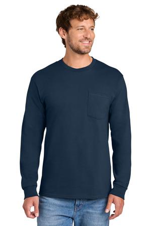 Port & Company – Long Sleeve Essential Pocket Tee