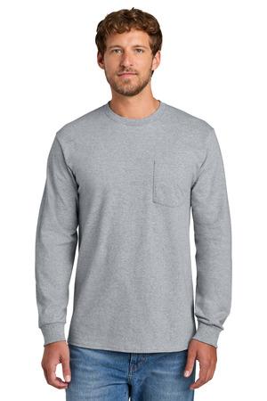 Port & Company Tall Long Sleeve Essential Pocket Tee