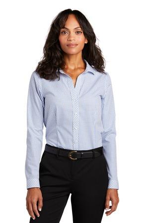 Ladies Open Ground Check Non-Iron Shirt