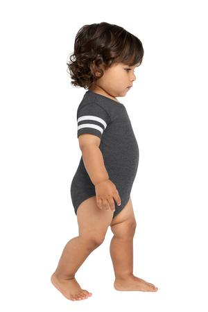 Rabbit Skins Infant Football Fine Jersey Bodysuit
