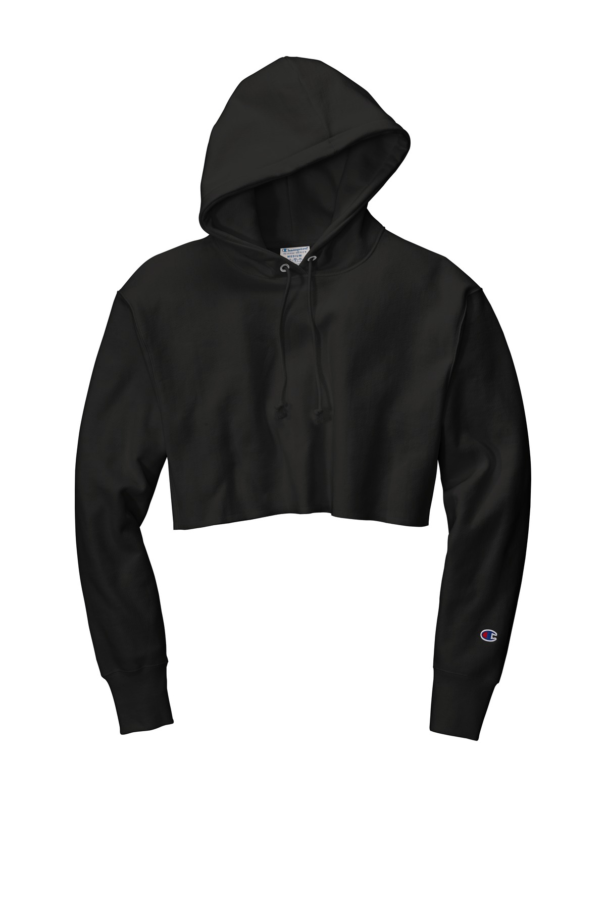 Women’s Reverse Weave Cropped Cut-Off Hooded Sweatshirt