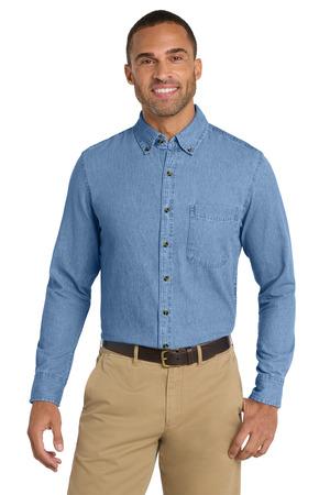 Port & Company – Long Sleeve Value Denim Shirt.