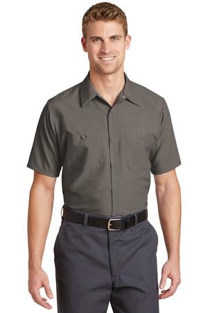 Red Kap Long Size Short Sleeve Industrial Work Shirt