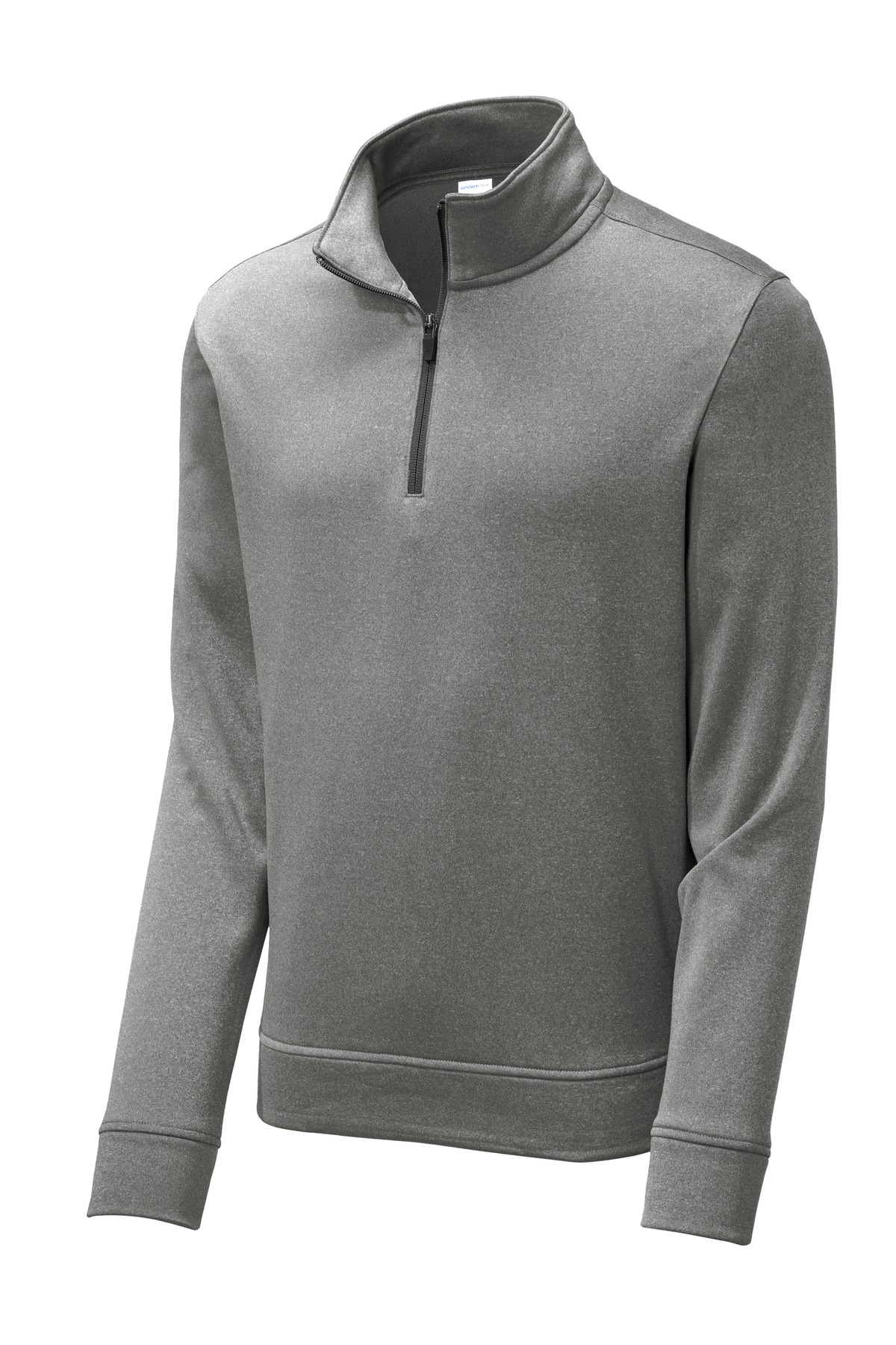 Sport-Tek PosiCharge Sport-Wick Heather Fleece 1/4-Zip Pullover
