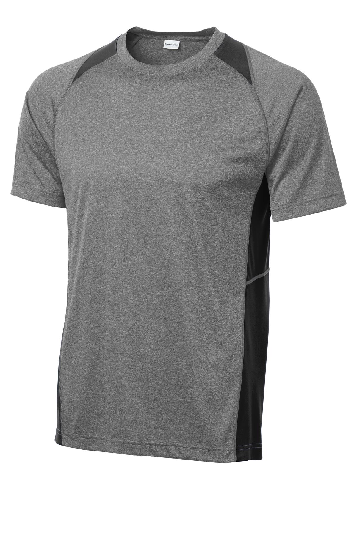 Sport-Tek Heather Colorblock Contender Tee