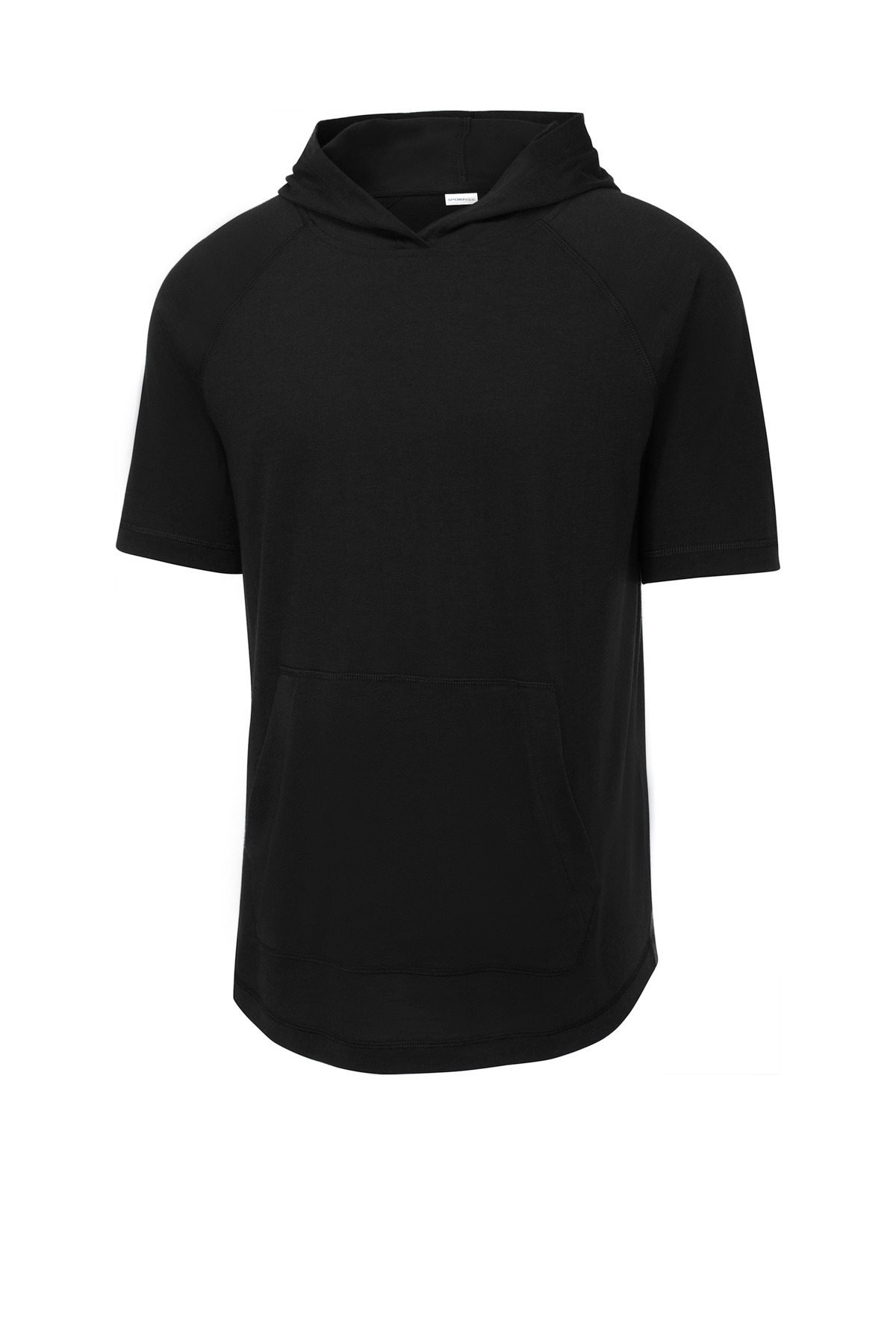 PosiCharge Tri-Blend Wicking Short Sleeve Hoodie.