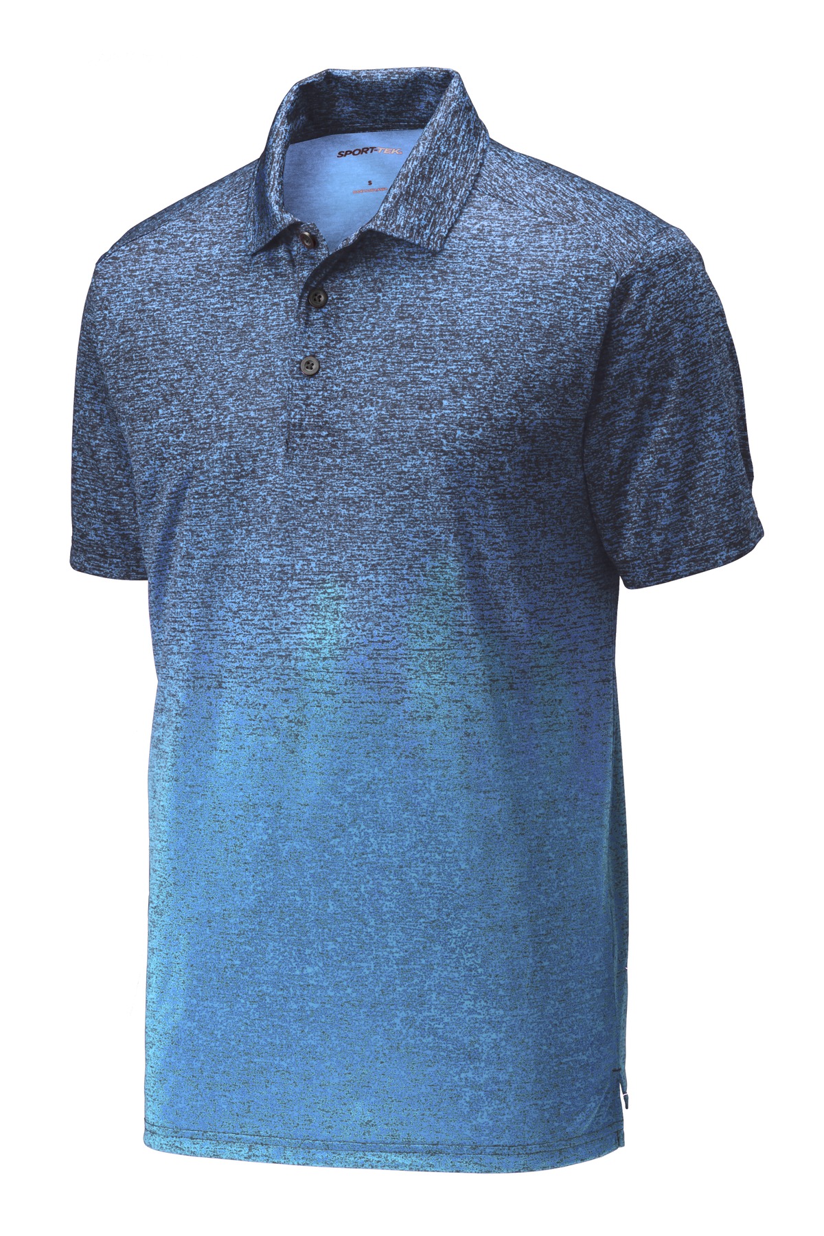 Sport-Tek Ombre Heather Polo