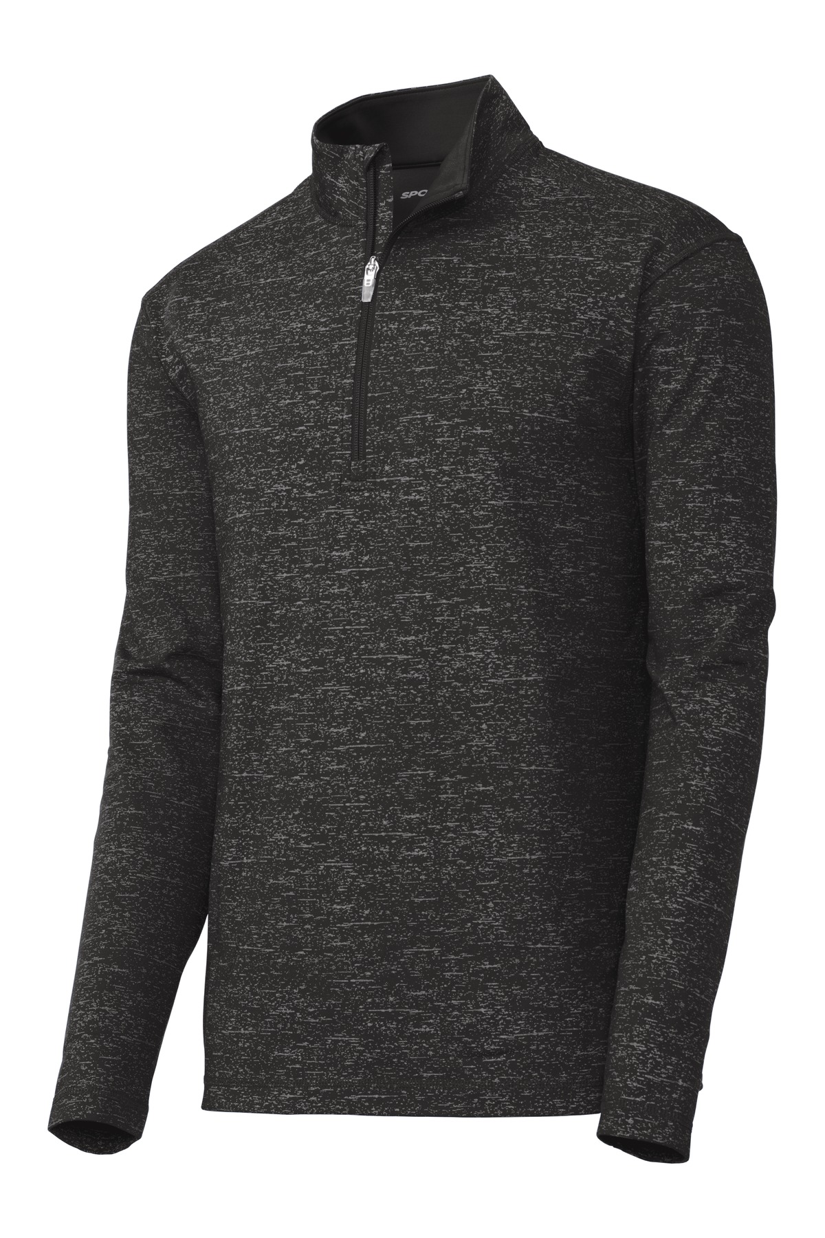 Sport-Tek Sport-Wick Stretch Reflective Heather 1/2-Zip Pullover