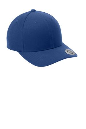 Yupoong Curve Bill Snapback Cap.