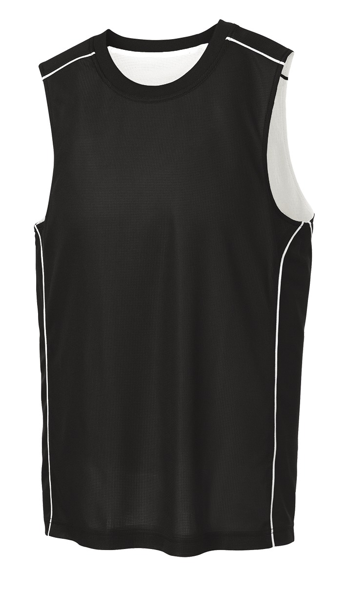 Sport-Tek PosiCharge Mesh Reversible Sleeveless Tee
