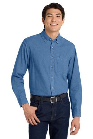 Port Authority Tall Long Sleeve Denim Shirt