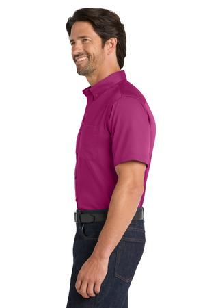 Short Sleeve SuperPro React Twill Shirt.