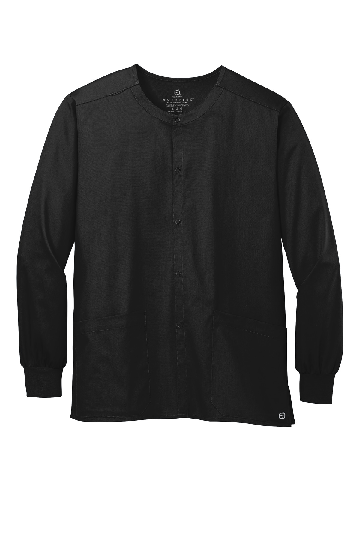 WonderWink Unisex WorkFlex Snap-Front Scrub Jacket