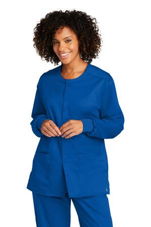 WonderWink Unisex WorkFlex Snap-Front Scrub Jacket