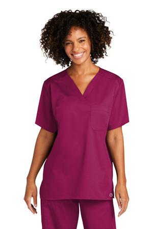 WonderWink Unisex WorkFlex Chest Pocket V-Neck Top