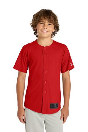 New Era Youth Diamond Era Full-Button Jersey