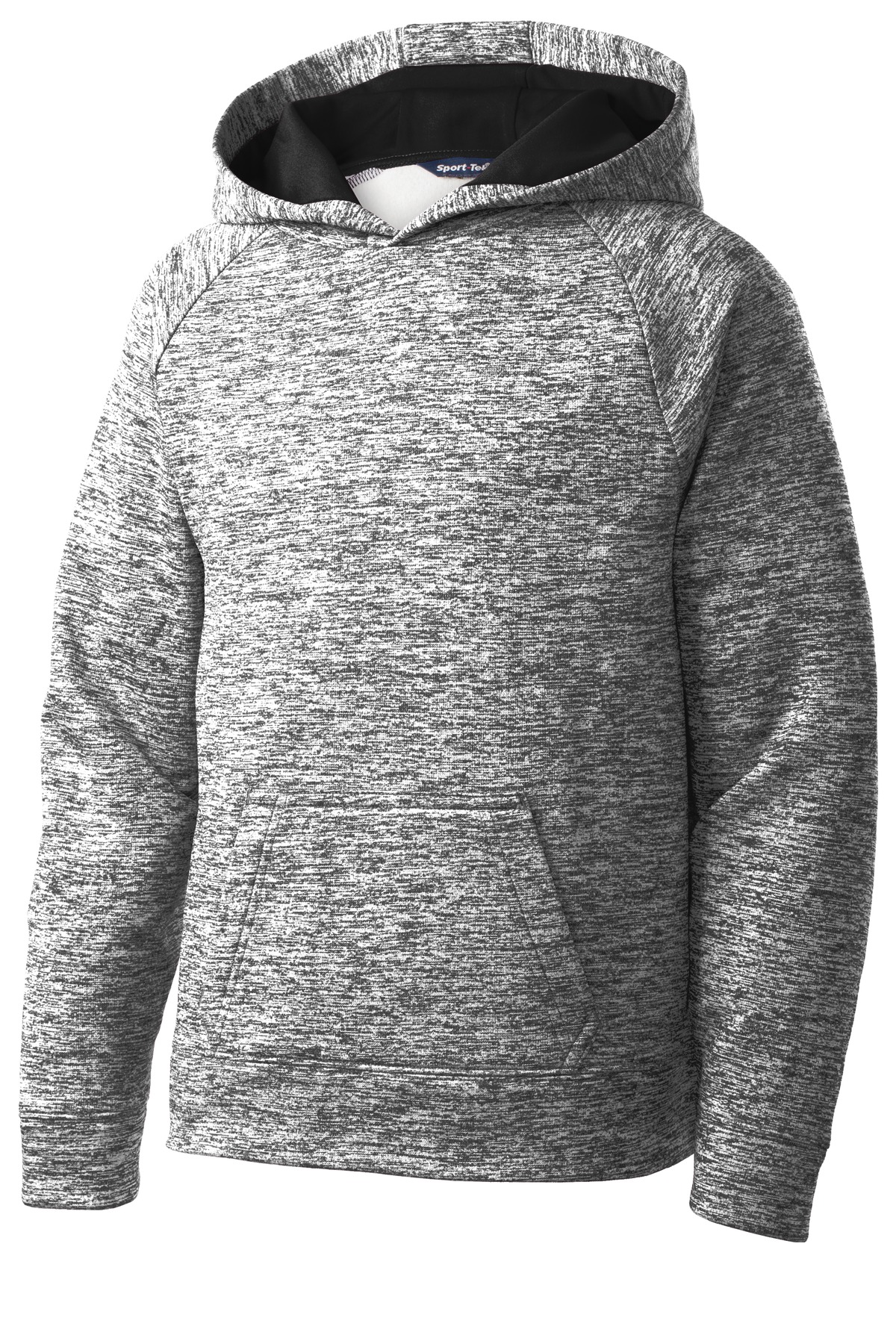 Sport-Tek Youth PosiCharge Electric Heather Fleece Hooded Pullover