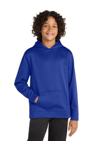 Sport-Tek Youth Sport-Wick Fleece Hooded Pullover
