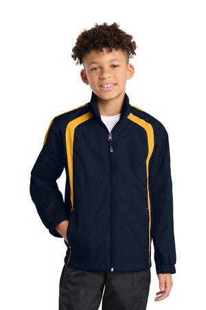 Sport-Tek Youth Colorblock Raglan Jacket