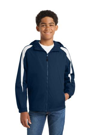 Sport-Tek Youth Fleece-Lined Colorblock Jacket