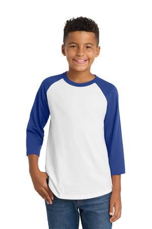 Sport-Tek Youth Colorblock Raglan Jersey