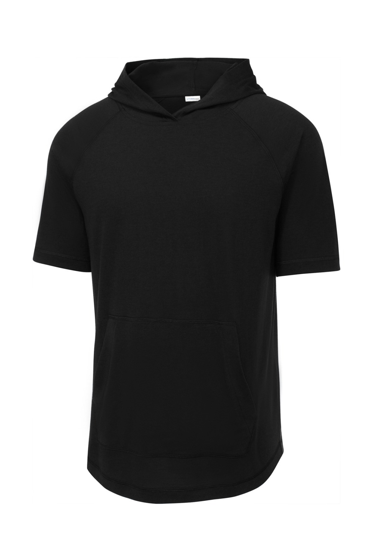 PosiCharge Tri-Blend Wicking Short Sleeve Hoodie.