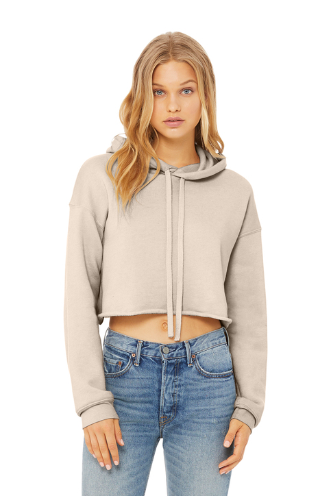 BELLA+CANVAS Women’s Sponge Fleece Cropped Fleece Hoodie