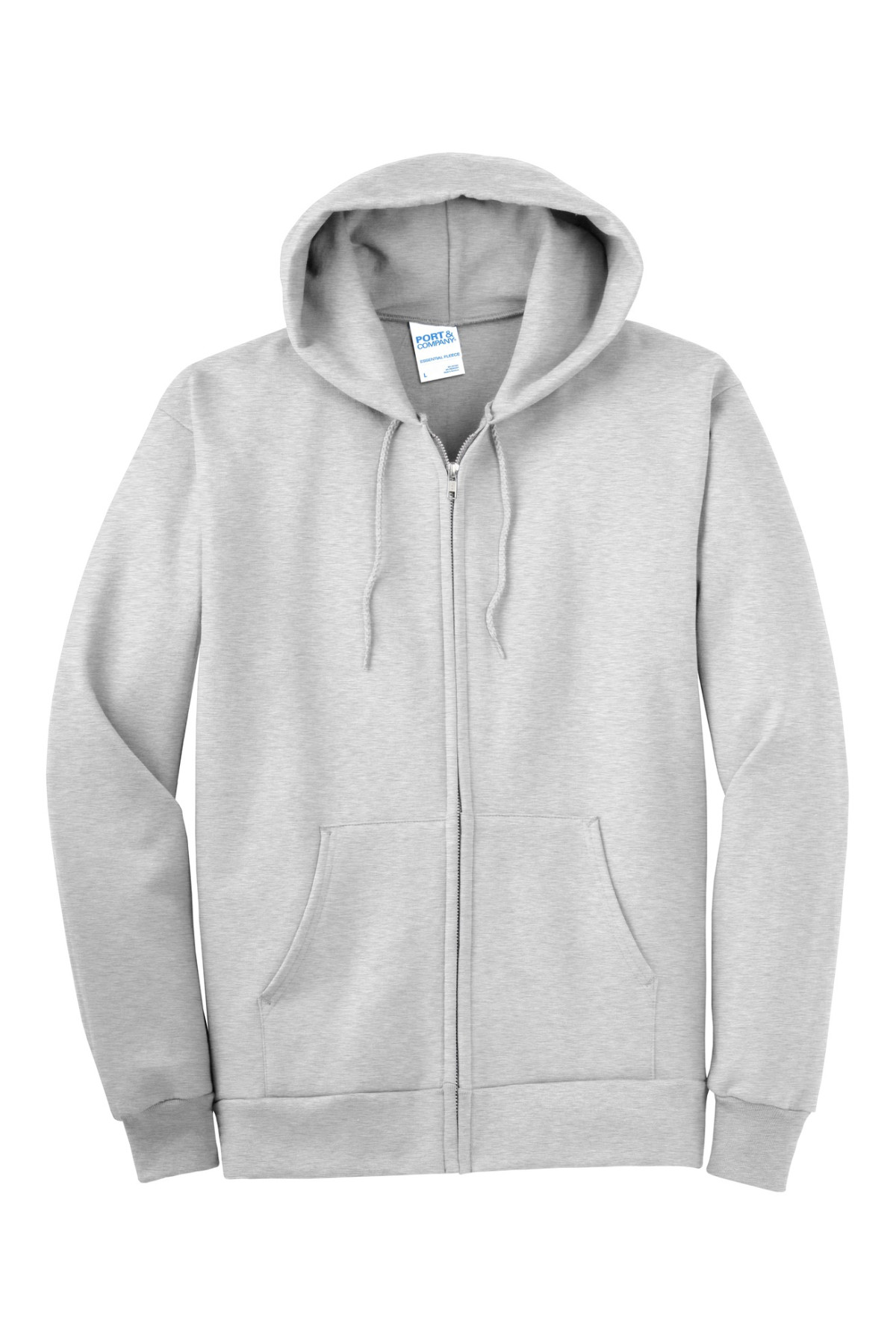 Port & Company Tall Essential Fleece Full-Zip Hooded Sweatshirt