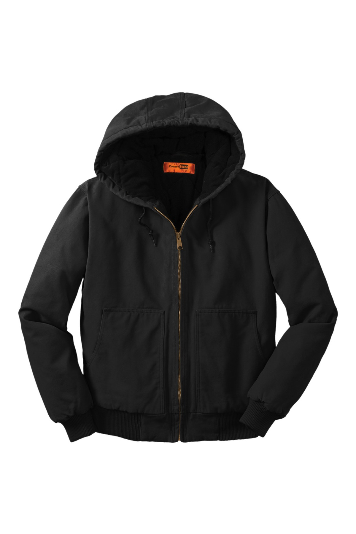 CornerStone Washed Duck Cloth Insulated Hooded Work Jacket