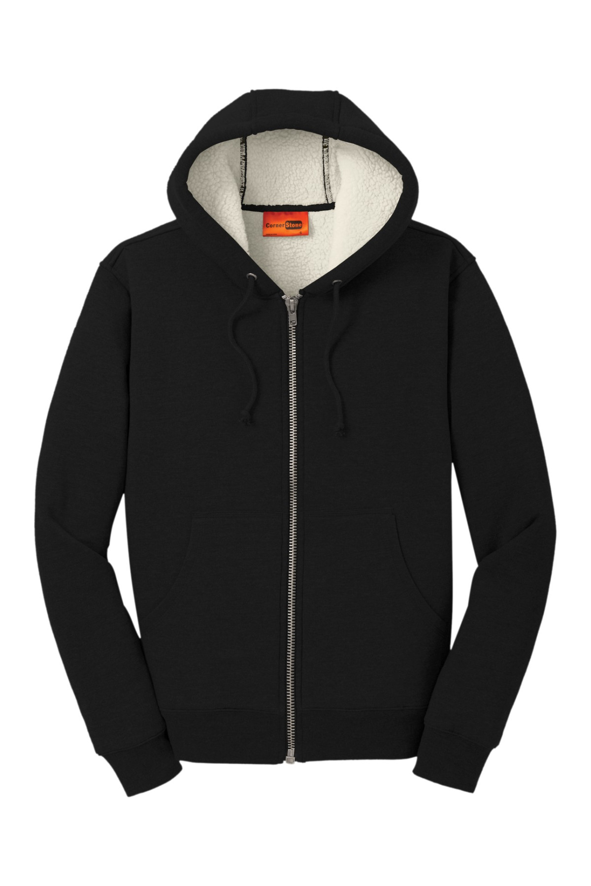 CornerStone Heavyweight Sherpa-Lined Hooded Fleece Jacket