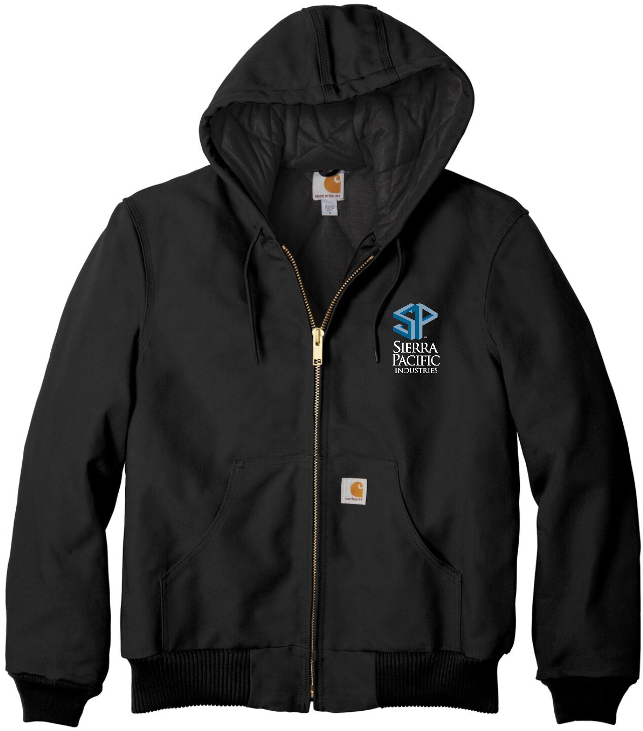 CARHARTT ® QUILTED-FLANNEL-LINED DUCK ACTIVE JAC. CTSJ140