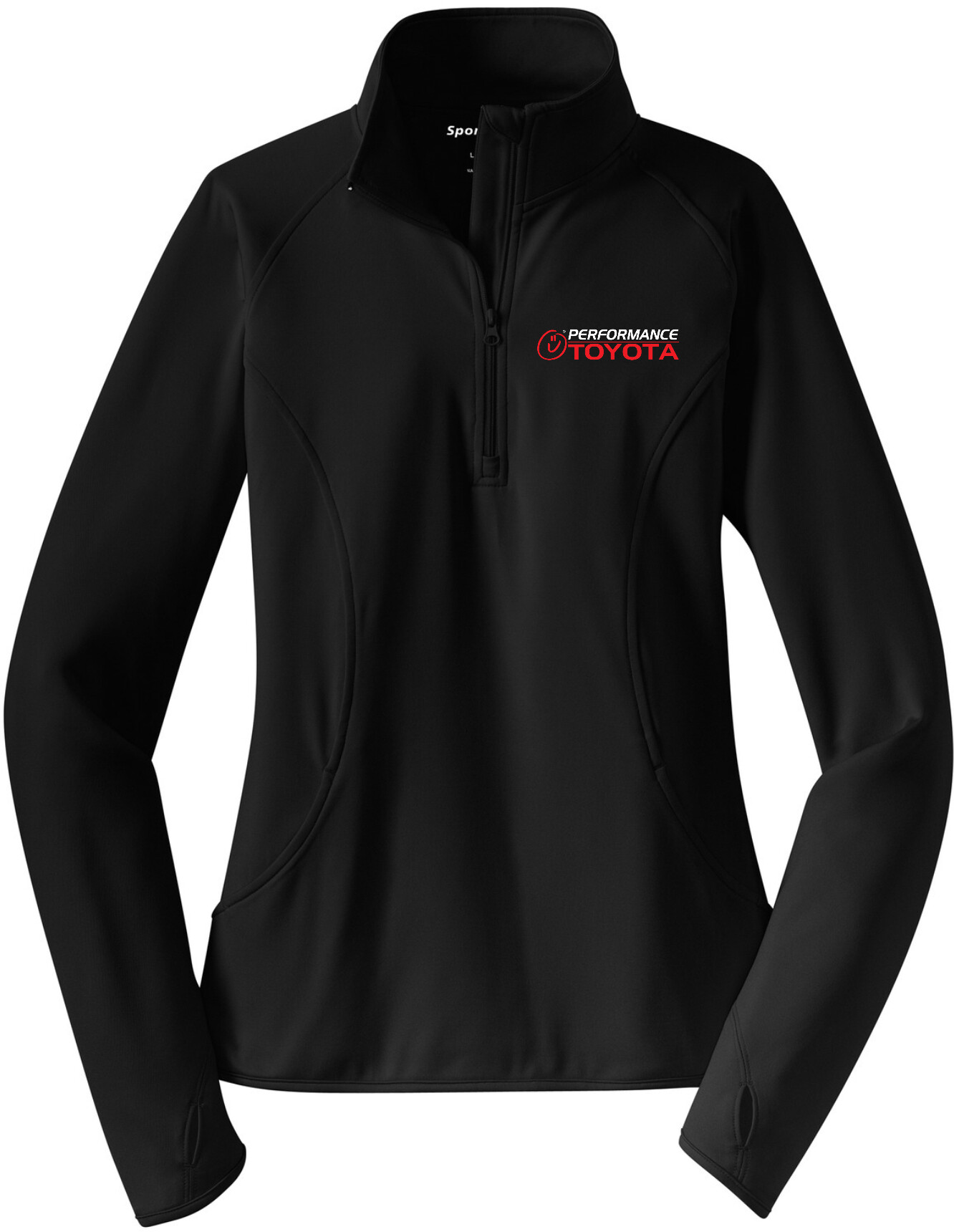  Performance Toyota LST850 Sport-Tek® Ladies Sport-Wick® Stretch 1/2-Zip Pullover