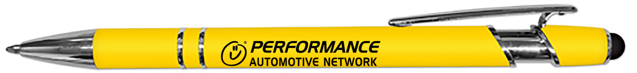 Performance Automotive Network - iWriter Exec Stylus & Soft Touch Rubberized Metal Ball Point Pen - ldfuo-mjgxw