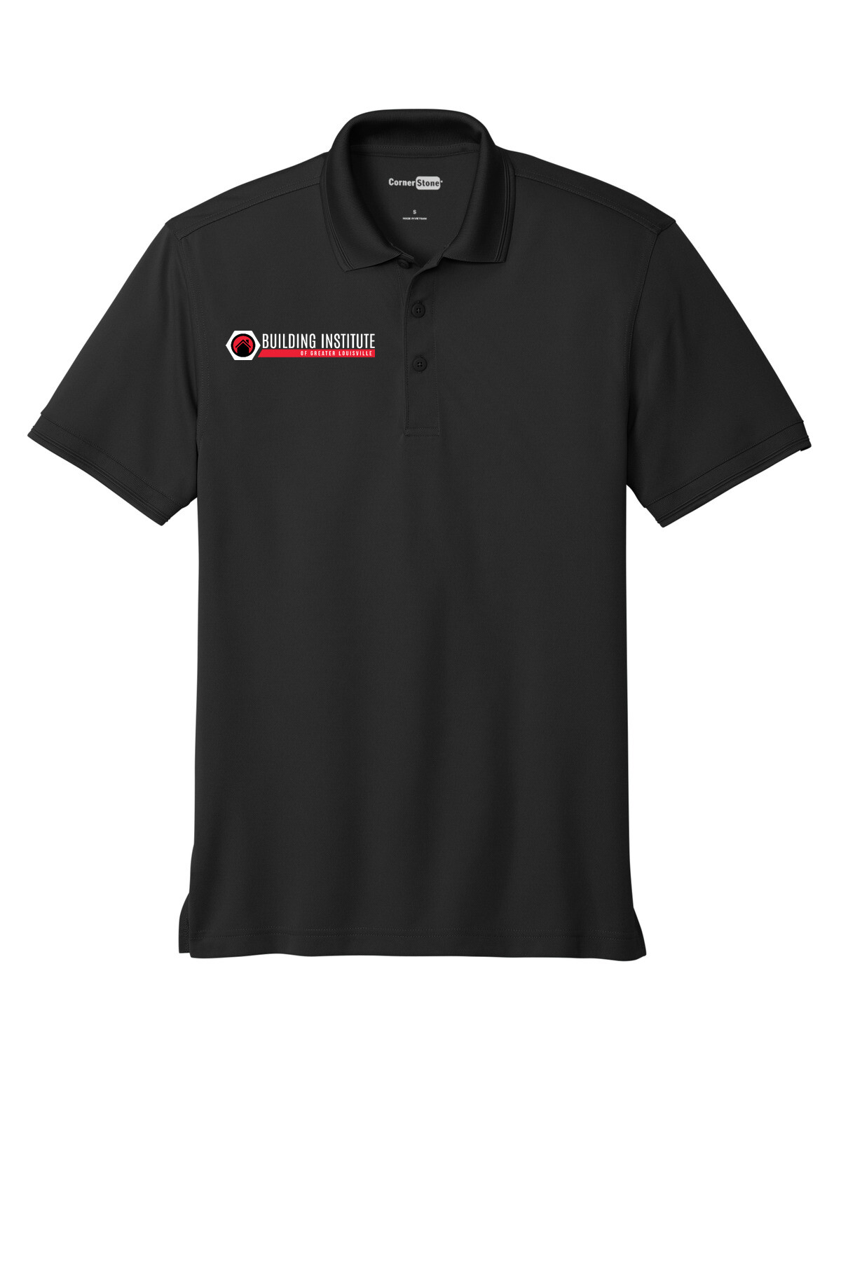 Building Institute - CornerStone ® Industrial Snag-Proof Pique Polo - CS4020 (White Logo)
