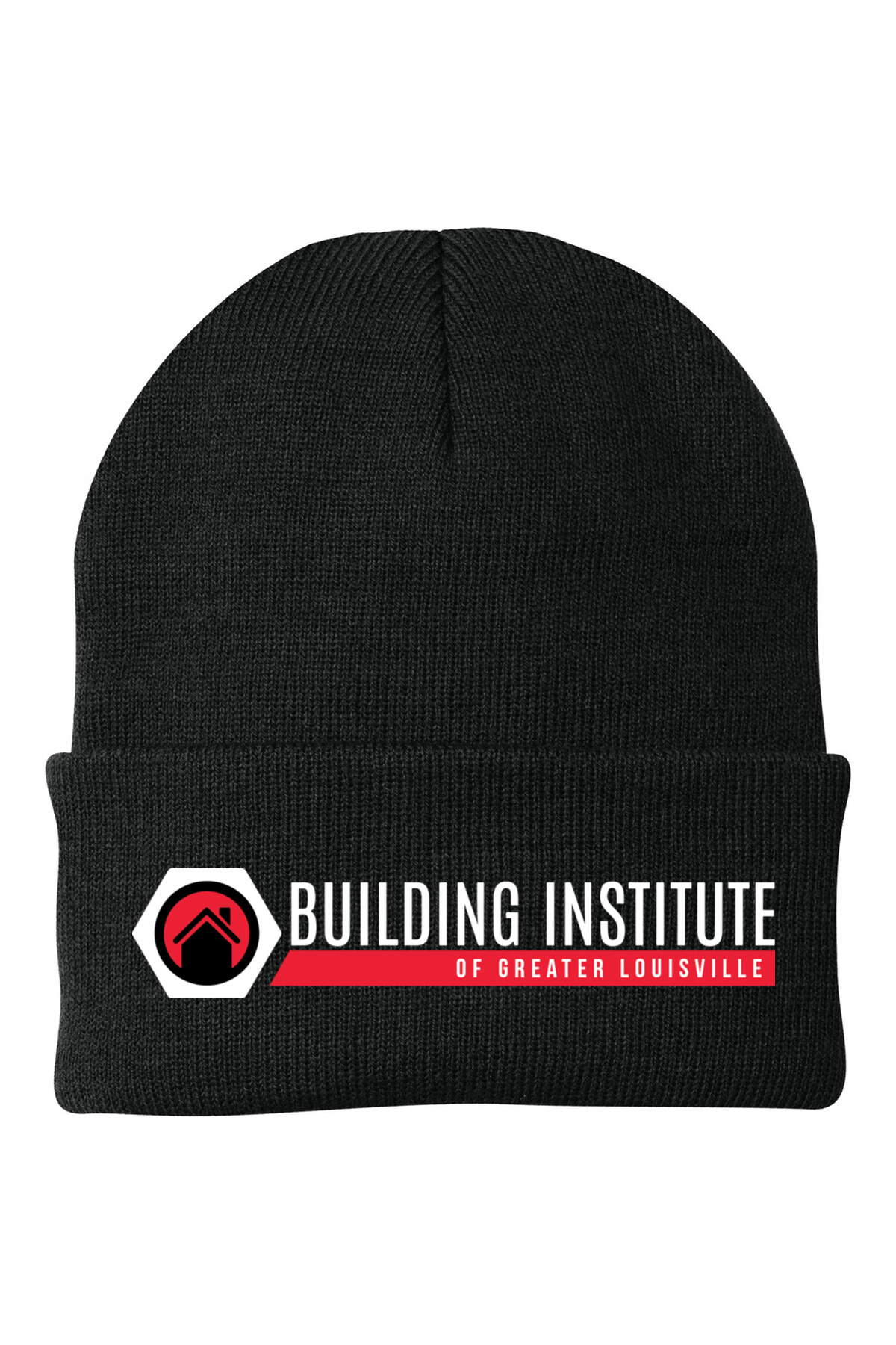 Building Institute - Port & Company® – Knit Cap - CP90 (White Logo)