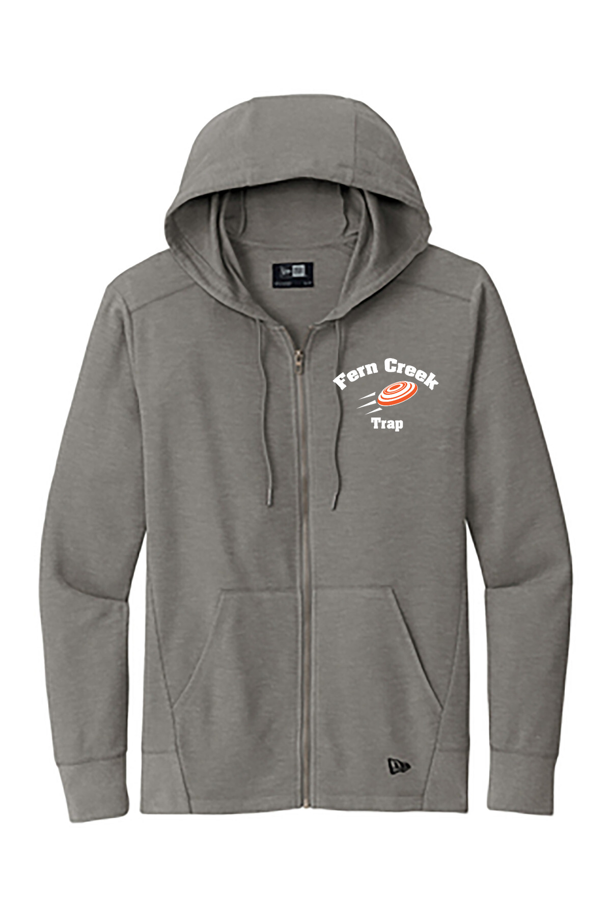 New Era® Thermal Full-Zip Hoodie - NEA141 (White Logo) Screen Print