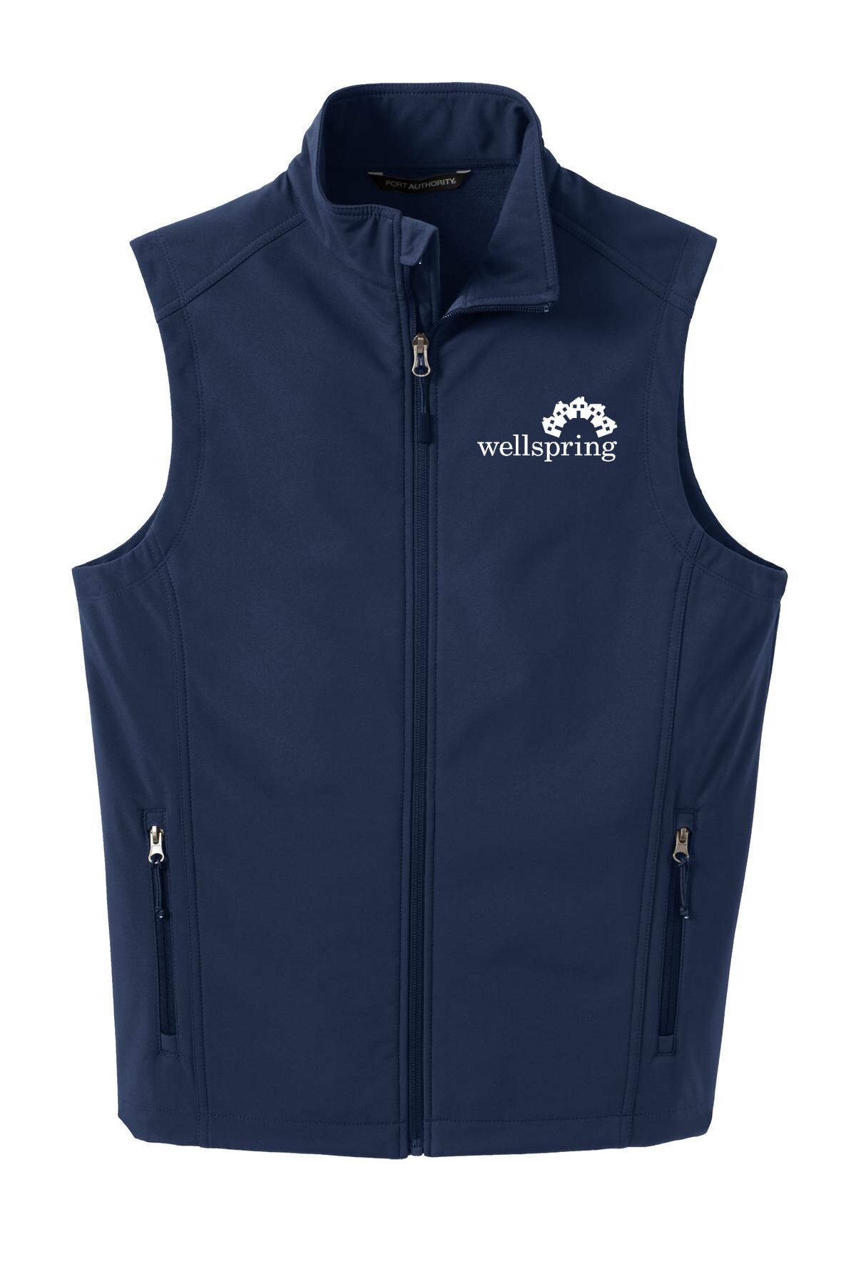 Port Authority® Core Soft Shell Vest - J325 (White Logo)