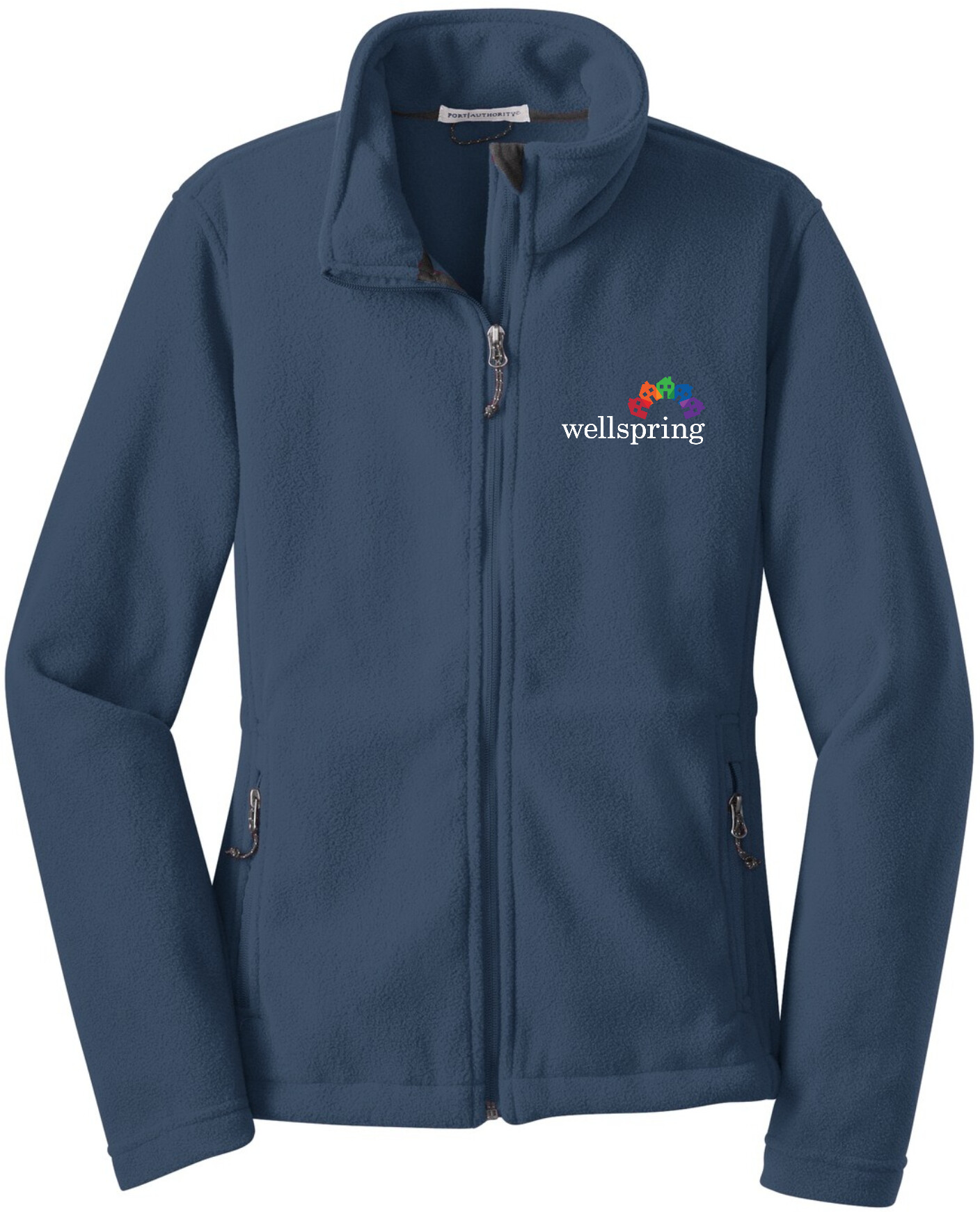 Port Authority® Ladies Value Fleece Jacket - L217 (White Rainbow Logo)